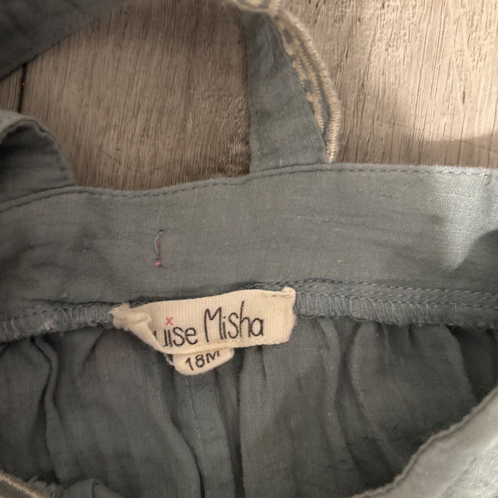 Louise Misha Blue Shirt Size 18M - Picture 5 of 5